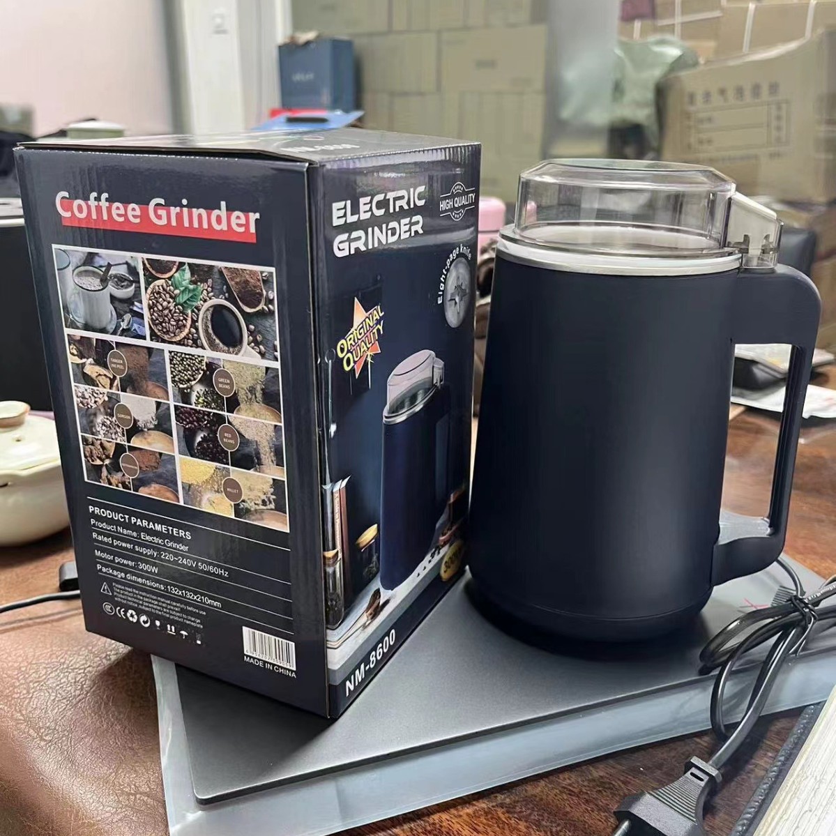 Grain Grinder Stainless Steel Coffee Electric Grinder Wholesale Food Processor Multifunctional Meat Grinder Dry Grinder