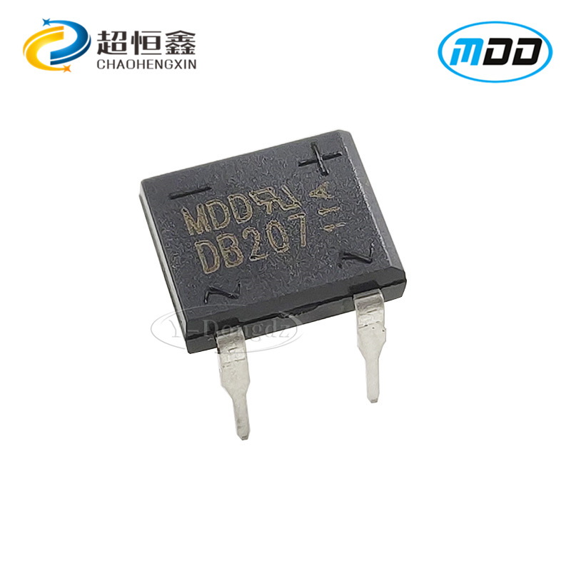 原装MDD DB207 2A/1000V 直插 整流桥 桥堆 桥式整流器 量大价优|ru