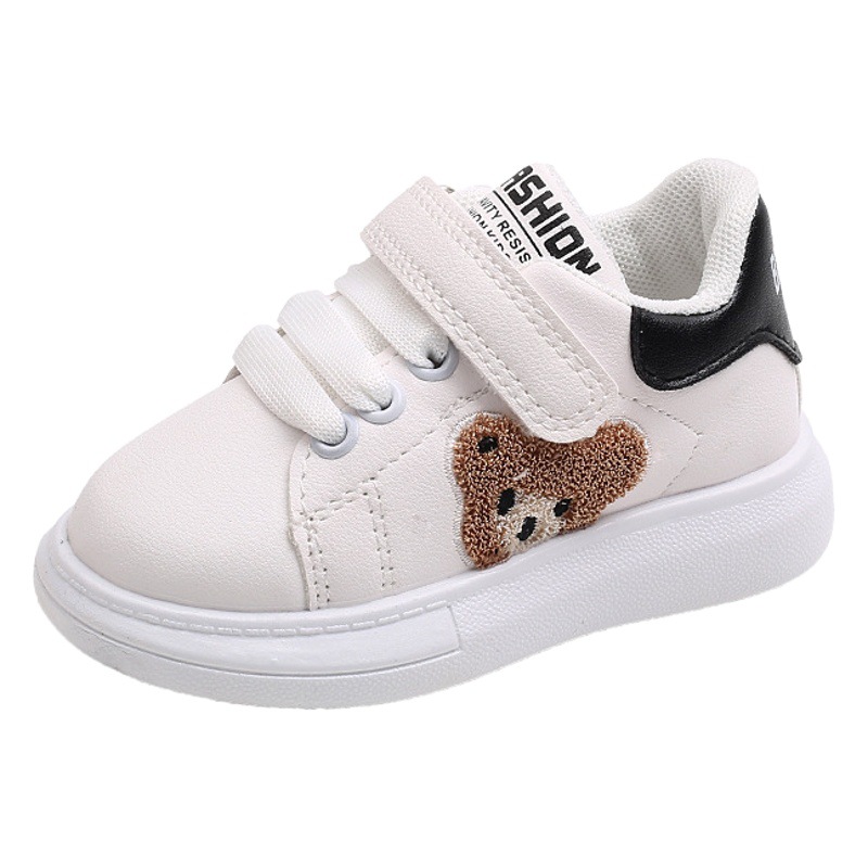 Zapatos para niños otoño nueva zapatilla de deporte para niños Panda zapatos blancos para bebés zapatos casuales para niños entrega de una sola pieza