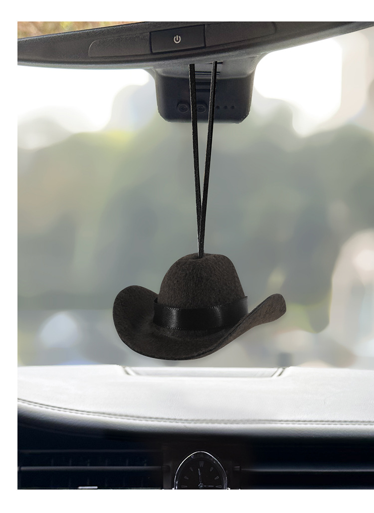 Xizang Cowboy Hat Car Pendant Xizang-Style Handmade Peace Knot Pendant Rope Car Hanging Rope 2025 New Model