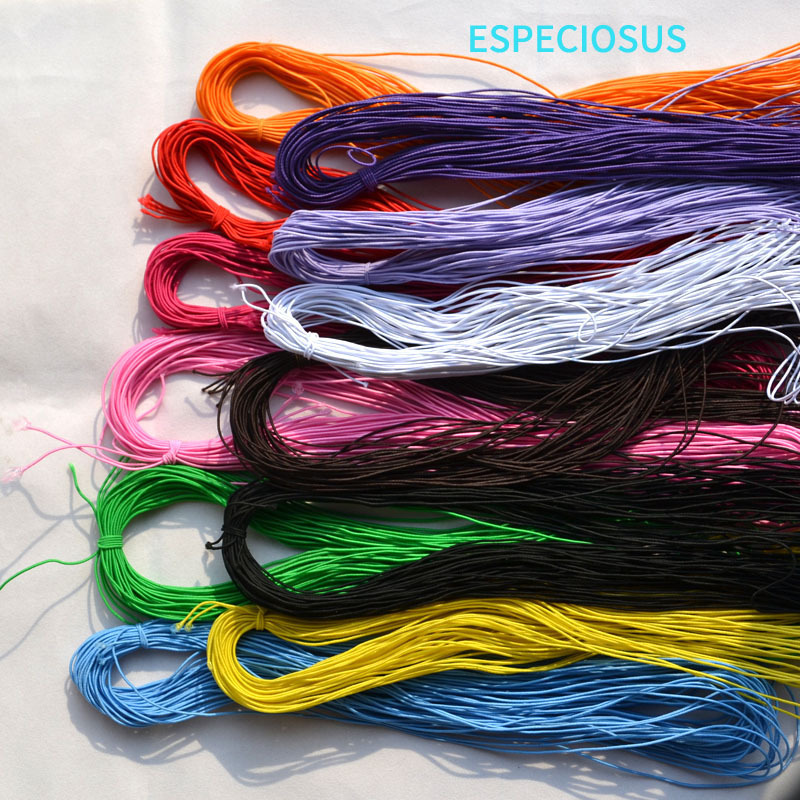 1MM color elastic rope nylon rope elastic line diy jewelry accessories line rope handmade wire bracelet beaded material