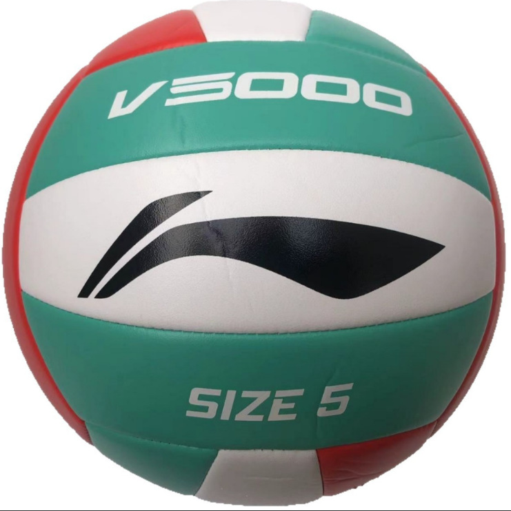 402-3 Voleibol rojo y verde cosido a máquina