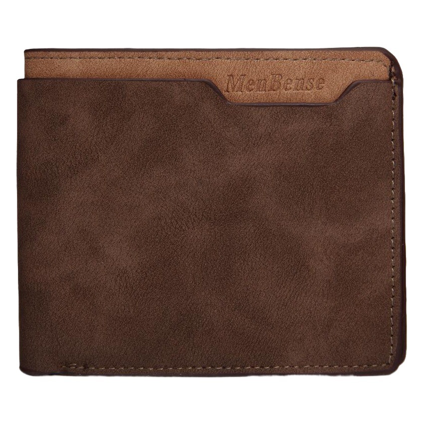 MenBense transfronteriza nuevos hombres de la cartera corta de cuero mate moda casual pu cartera