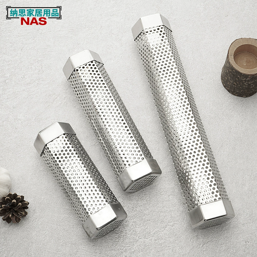 Нержавеющая сталь барбекю дымовая трубка генератор холодного дыма барбекю угольная дымовая трубка на открытом воздухе барбекю фрукты деревянная дымовая трубка