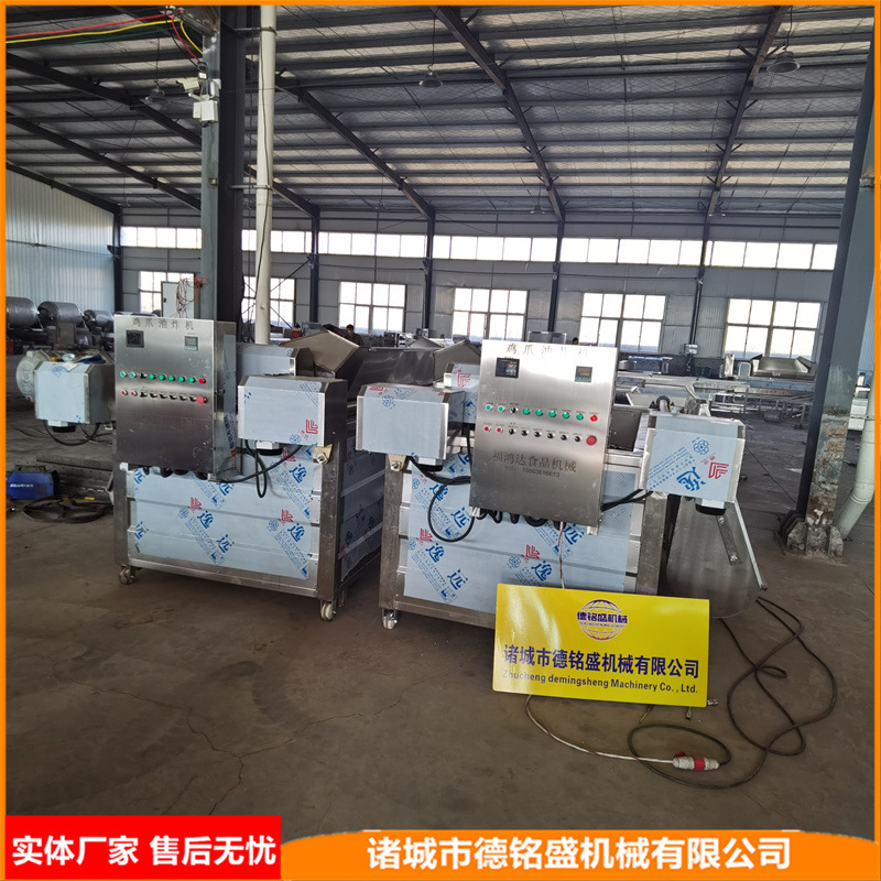 恒温炸鸡爪方形锅 自动入料炸鸡脚油炸机 虎皮凤爪电炸锅