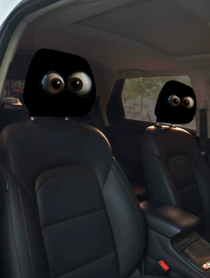 Universal seat cover — cover, TEMU can be labeled and - big-eyed-boy-double-sided-printing-1-piece
