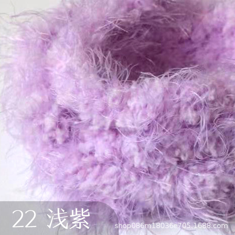 Suministro directo de fábrica 15mm de lana larga felpa trenzado palo súper grueso súper denso hecho a mano DIY pequeño perro de leche Raíz de pelo