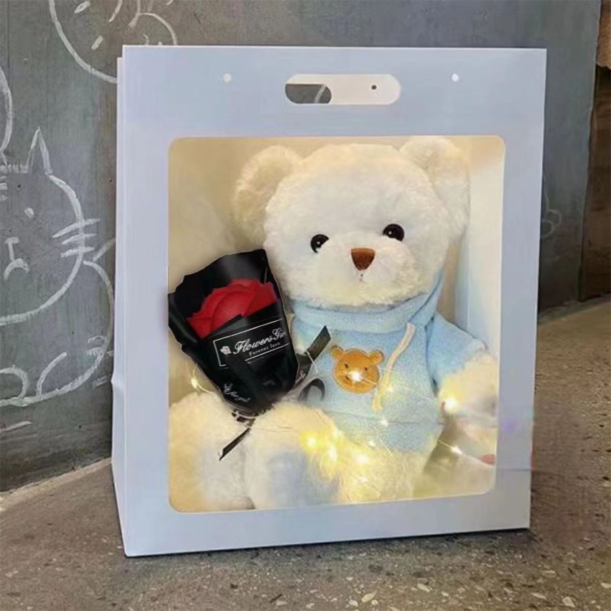 Regalos de cumpleaños juguetes de peluche muñeca novia para enviar a una chica especial Qixian Día de San Valentín
