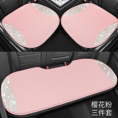 Seat cushion, seat cover – Universal Three-piece Set - xms-sakura-powder-three-piece-set