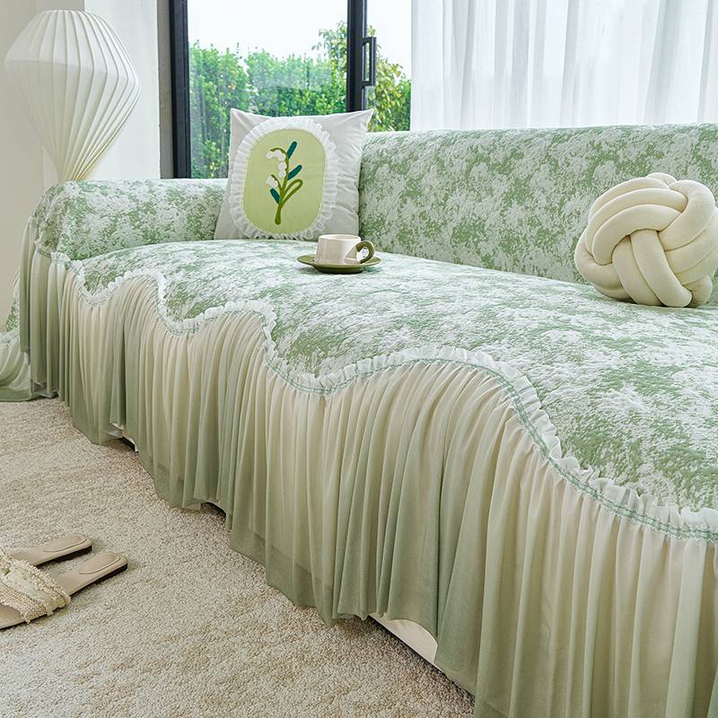 High-end Non-slip Sofa Cover Cool Refreshing Fabric Full Protection_voghion.com