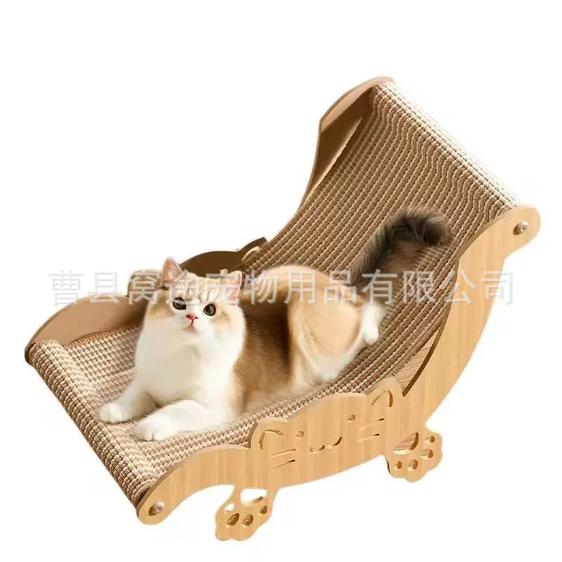 Деревянная кошка царапает игрушку кошка сизаль кошка шезлонг не царапает крошки