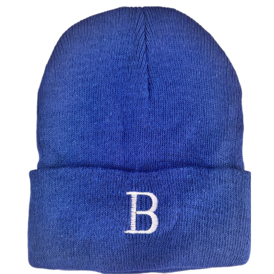 Gorro de Punto Bordado de Poliéster, Térmico y Cortavientos, para Otoño e Invierno