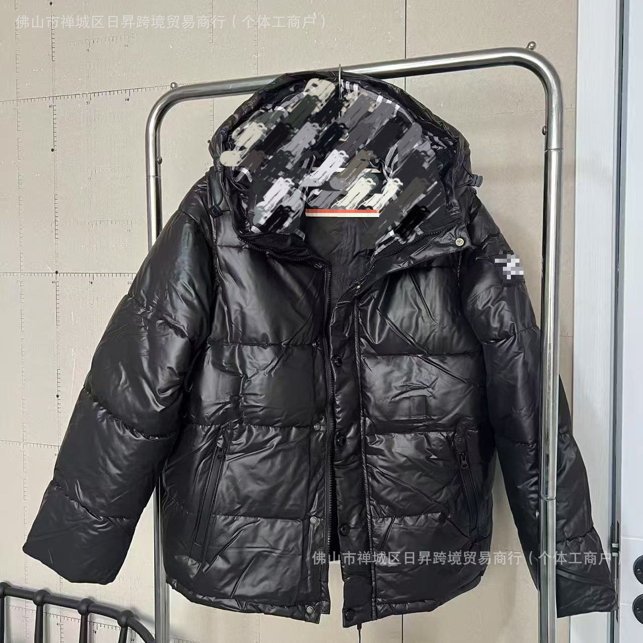 跨境冬装巴家情侣款羽绒棉服可脱卸袖背心三合一男女同款保暖外套