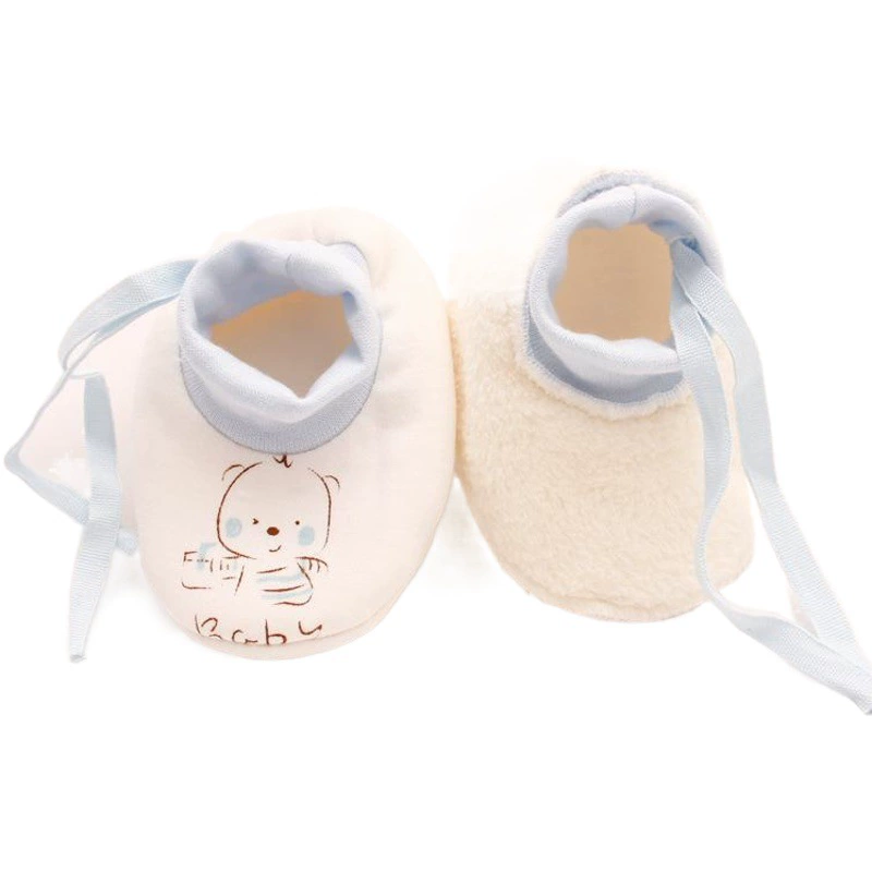 Новая детская Регулируемая Крышка для ног обувь для новорожденных хлопчатобумажная обувь на шнурке для ног крышка для обуви для малышей