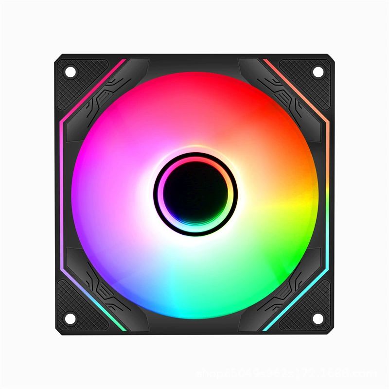Тихий воздушный вентилятор для ноутбука (Prism) Pro5, 12 см ARGB, 5V 3-пин + PWM, 800–1600 об/мин