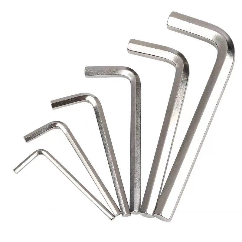 公制平头内六角扳手短款双头L型高硬度厂家40CR厂家可定制哑光