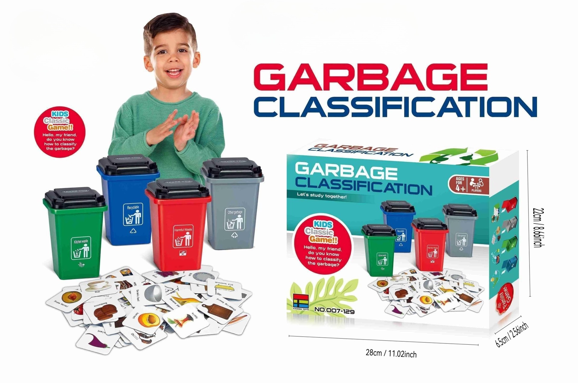 Juego de clasificación de basura