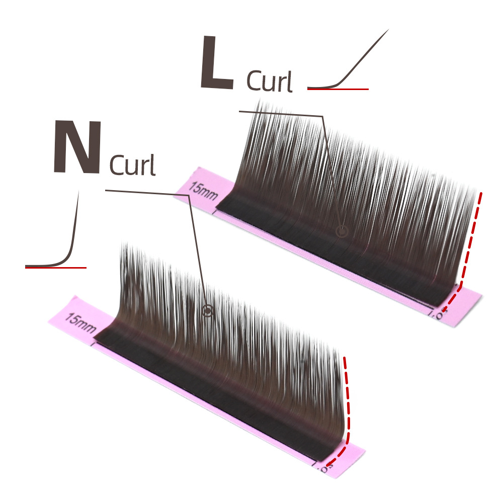 NAGARAKU caramelo marrón 0.07L N zorro de gran angular de un solo pelo redondo tomar pestañas de floración suave más natural