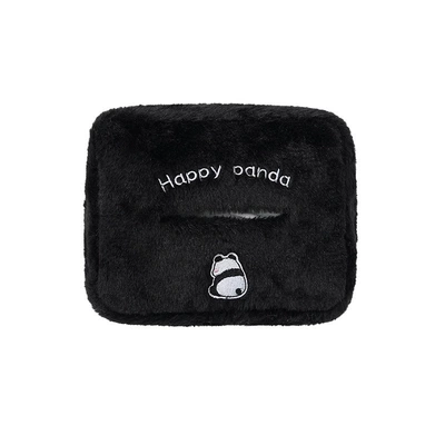 Car tissue box/set: Car Tissue Box Internet Popular - rabbit-fur-back-panda-tissue-box