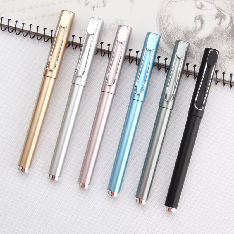 Advertising pen gel pen custom printed LOGO two-dimensional code water pen custom exhibition gift pen business sign pen lettering