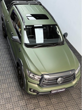 PET satin military green car color change film, TPU ceramic military green paint protection film, colored car wrap