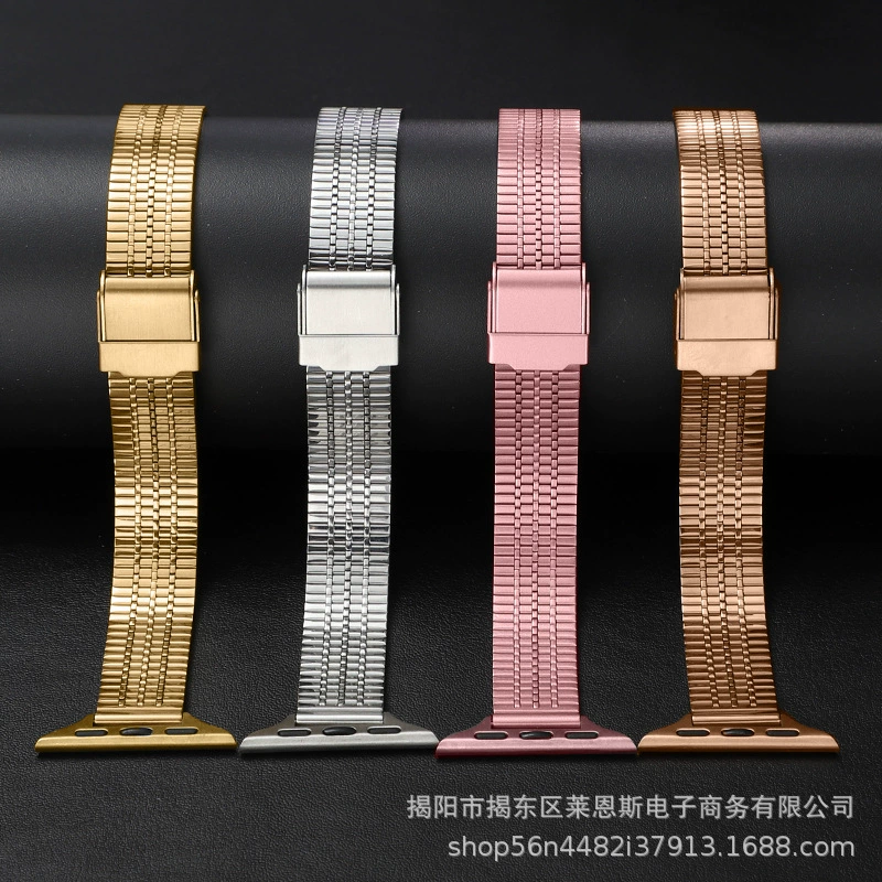 Применение часов Apple с металлическим iWatch9ultra на ремне для часов Huawei Arsenal Nuchain через границу