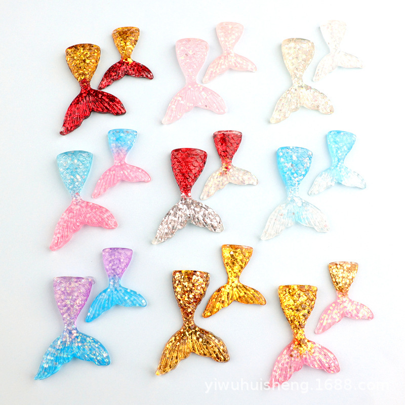 Cream Glue Pendant Fishtail Mermaid Phone Case Accessories Resin Accessories Keychain DIY Clog Shoe Patch Cream Glue Pendant Fishtail Mermaid Phone Case Accessories Resin Accessories Keychain DIY Clog Shoe Patch
