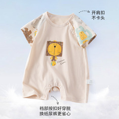 夏季嬰兒衣服a類寶寶連體衣純棉薄款睡衣新生兒夏裝爬服一件代發