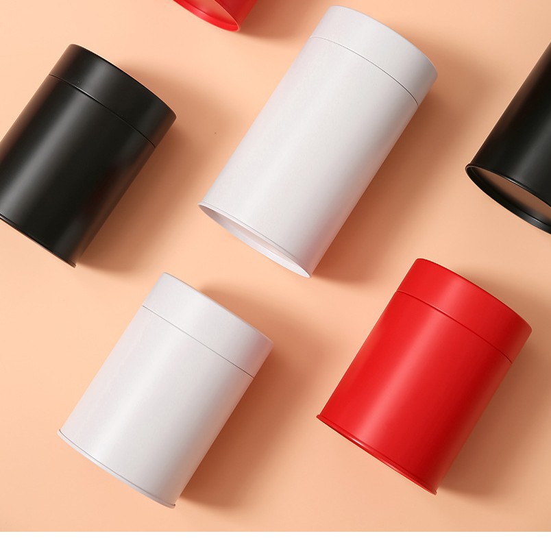 Latas de hierro redondas de té Latas de té selladas a prueba de humedad Té negro Oolong Té negro Té verde Latas de hierro de Taiwán Latas de hierro de un solo racimo en stock