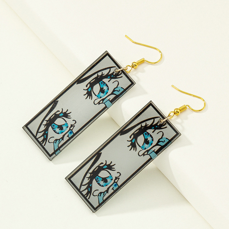 Streetwear Geometric Plating Alloy No Inlaid Earrings display picture 4