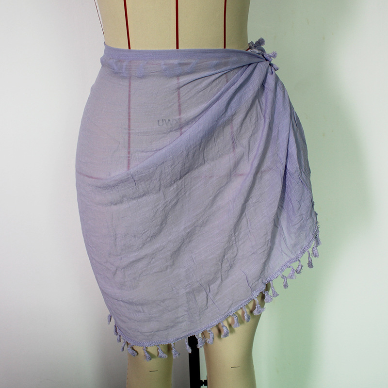 Womenu0027S Fashion Solid Color Polyester Cover Ups 1 Piece