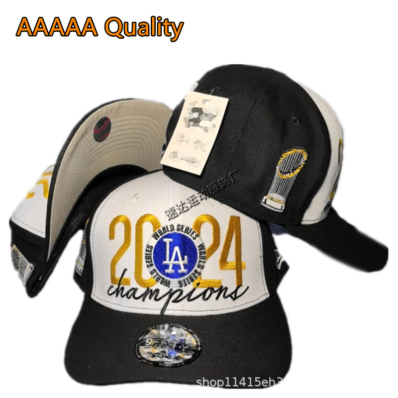 고품질 다저스 야구 모자 LA 자수 피크 캡 메이저 리그 야구 다저스 모자 기념 에디션 자외선 차단 모자