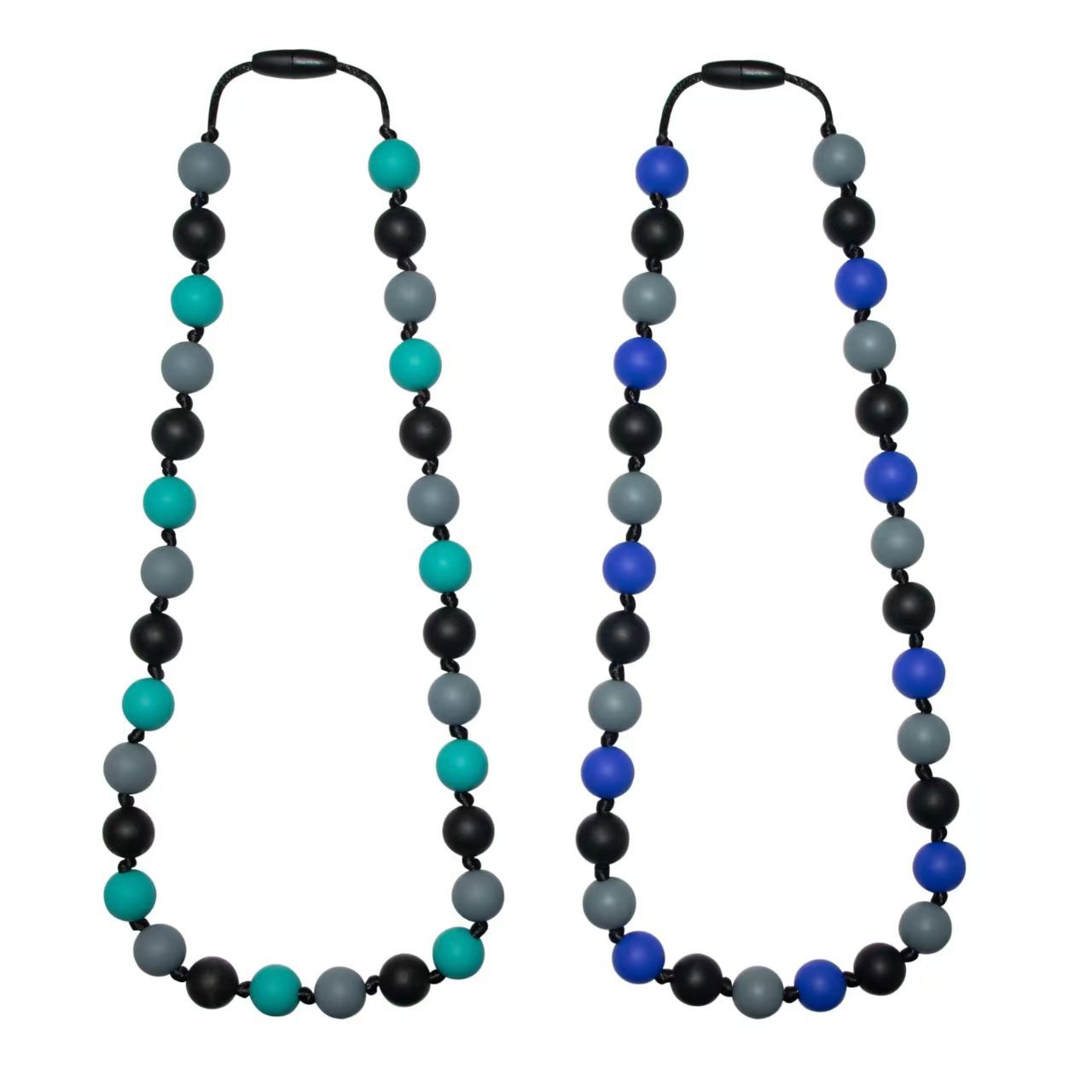 Children's Sensory Chew Necklace Chewy Necklace 2 Pcs Silicone…