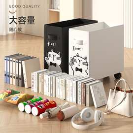 阳台办公室书房宿舍桌下可移动带轮杂物收纳盒置物筐瑜伽垫脏衣篮