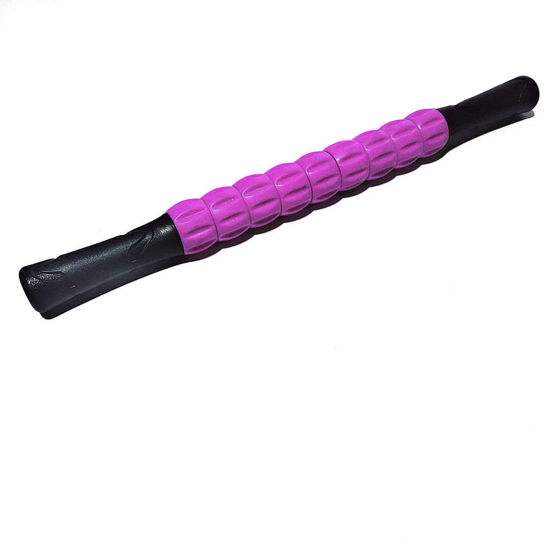 9 라운드 마사지 스틱 (로즈 레드)