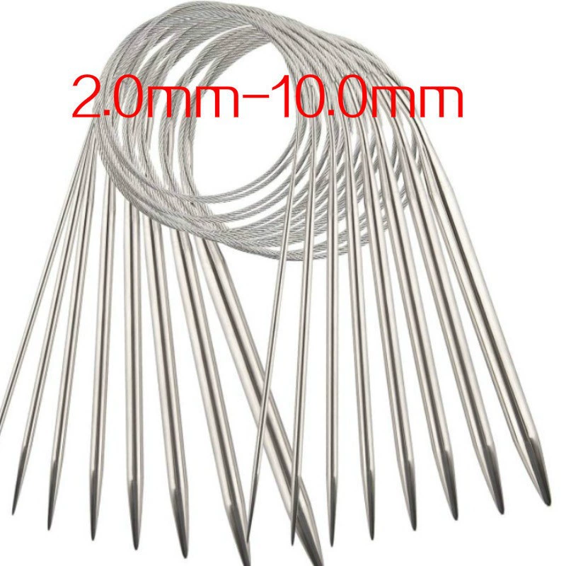 Внешняя торговля/Трансграничная/Кольцевая игла/Свитер игла/Игла из нержавеющей стали/80 см/100 см/40/60 см