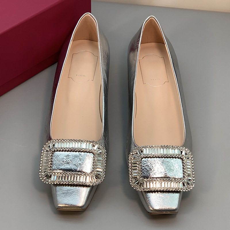 로우힐 가죽 실버 [원래 포장★원래 표준]