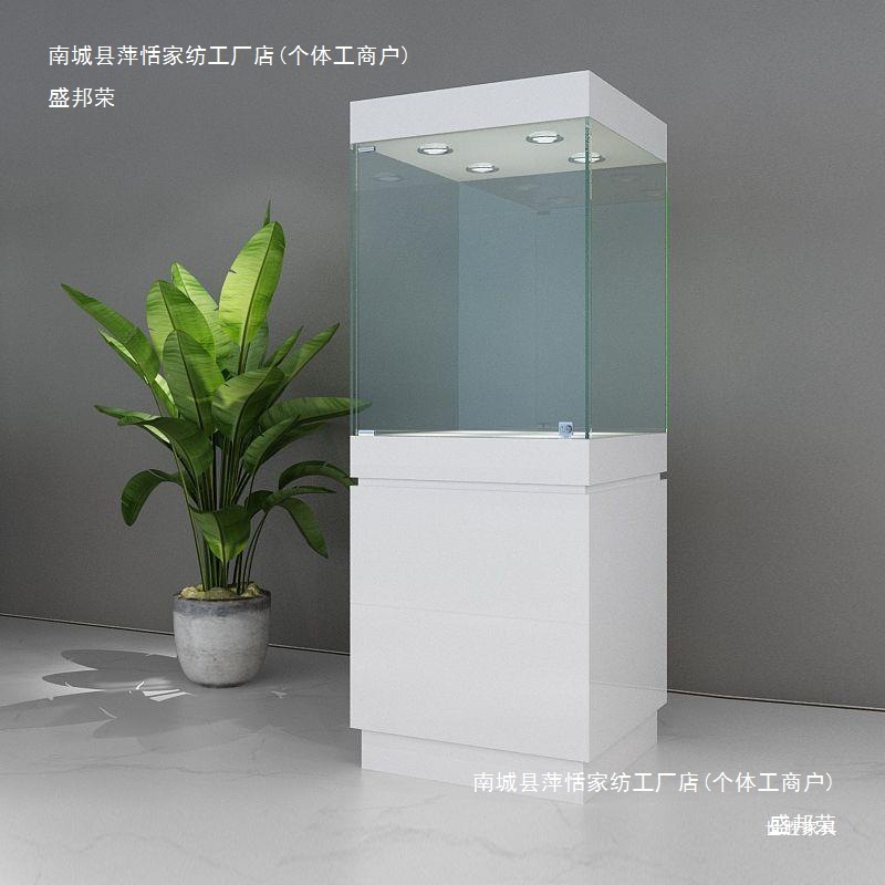 现货产品展览柜台古董瓷器家用展示柜博物馆展柜独立珠宝玻璃柜台