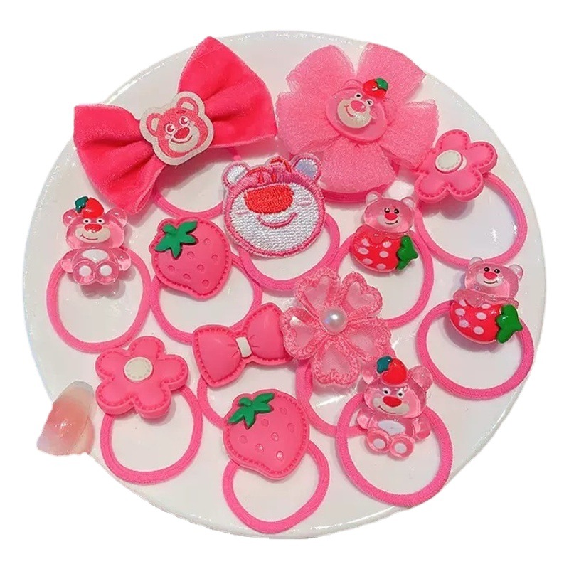 Banda de goma para niños cuerda de pelo para bebés arco de niña no duele el cabello banda de goma linda princesa banda de pelo Cola de Caballo accesorios para el cabello