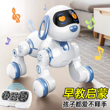 跨境亚马逊temu热销儿童遥控智能早教益智玩具电动机器宠物狗批发