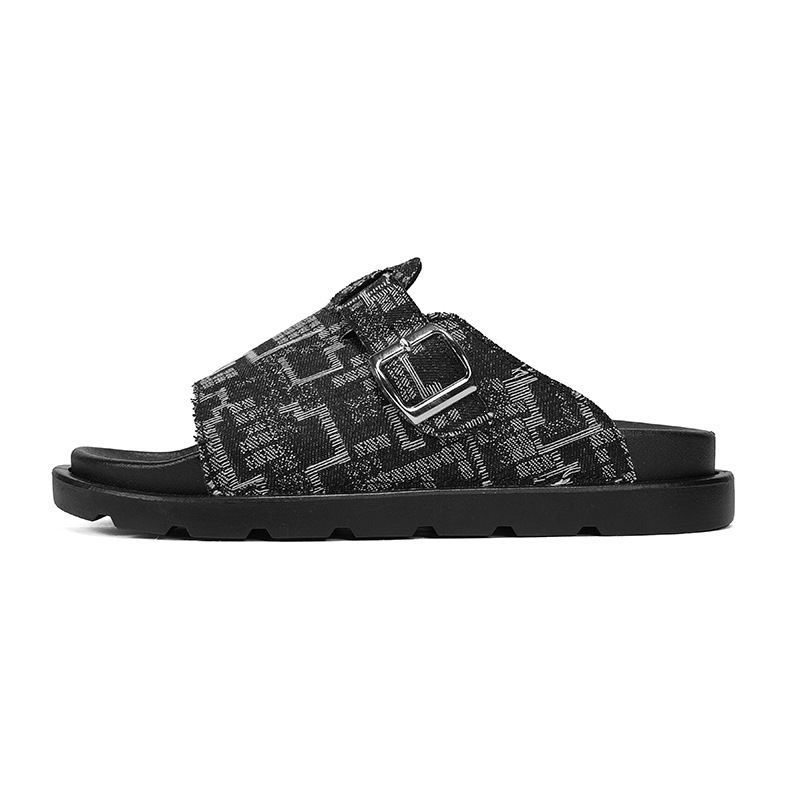 Slippers 2026 New Summer Outdoor Thick-Soled Comfortable Men's Casual Versatile Slide Sandals_vogvips.com