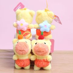 インターネット有名人カピバラペンダントかわいいカピバラぬいぐるみ人形バッグペンダントキーホルダー布人形人形