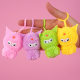 Venting kulomi fur ball pinch music glow decompression kitten new cute toys children's online red explosions