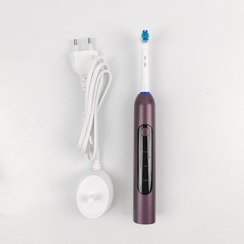 [Direct Supply from the Source Factory] Rotating Electric Toothbrush, Full Body Waterproof Wireless Charging Base, Cross-Border E-Commerce Hot Model