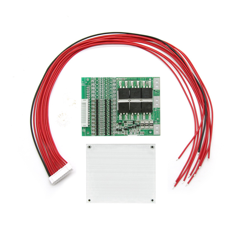 10S 35A锂电池18650充电器PCB BMS带均衡保护板42V电池