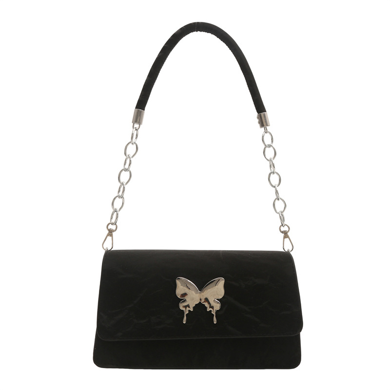 Nicho de diseño de bolso de brazo para mujeres 2024 nuevo arco de moda bolso pequeño cuadrado versátil bolso de hombro
