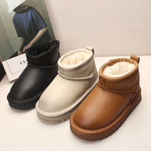 2025�����¿���Ƥ��ͯѩ��ѥ��ͯѥ�Ӽӽq�Ӻ�ů��ѥŮͯ����Ь