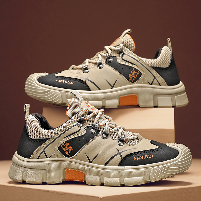 Zapatos de hombre de otoño deportes de ocio al aire libre zapatos de montaña sitio de trabajo impermeable antideslizante desgaste zapatos de protección laboral