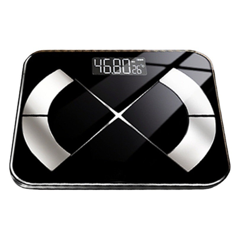 Escala de grasa corporal Bluetooth transfronteriza inglesa, escala de peso inteligente, escala de grasa corporal, escala de carga, escala electrónica simple