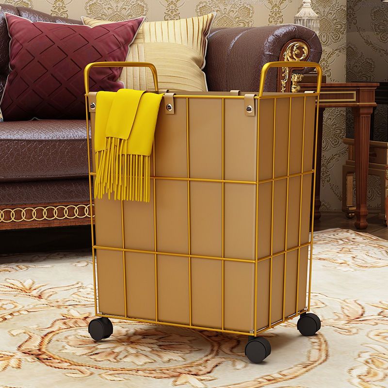 Dirty Clothes Basket, Dirty Clothes Storage Basket, Household Dirty Clothes Basket, Toy Sundry Basket with Lid, Large Iron Laundry Basket